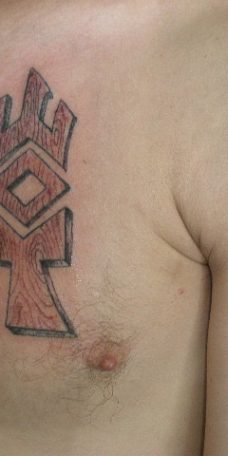 Татуировка в славянском стиле