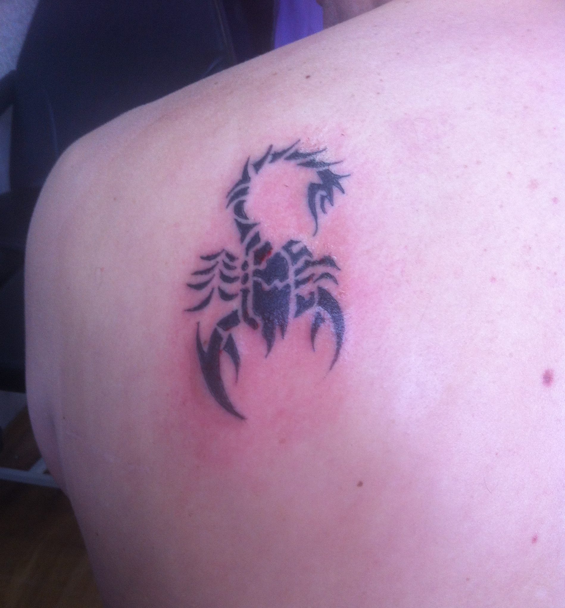 Татуировка в виде скорпиона – сила и власть