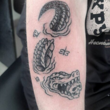 Татуировка в стиле Олд Скул