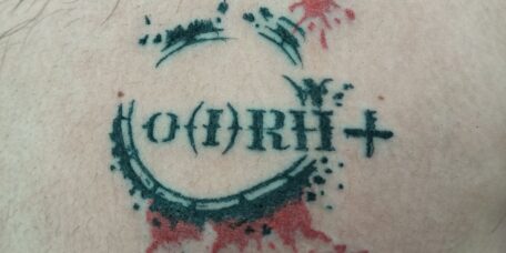 Татуировка группа крови