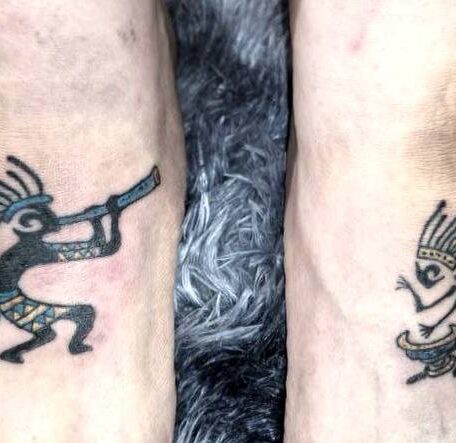 Татуировка в индейском стиле